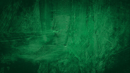 Texture green black grungy cement concrete wall abstract background