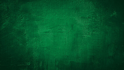 Texture green black grungy cement concrete wall abstract background