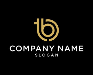 business logo design modern logo combination TB 