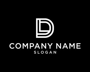 logo for business modern logo combination DL