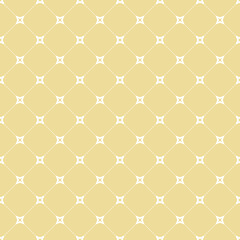 Seamless ornament in arabian style. Geometric abstract yellow and white dotted background. Pattern for wallpapers and backgrounds