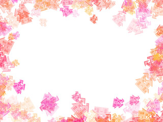 Fototapeta premium Christmas Frame Pattern house Background