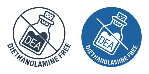 Diethanolamine free stamp - possibly toxic effect