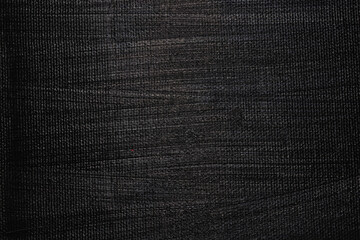 Black abstract paint with a brush And textures of water color oil colour drawing lines on canvas background