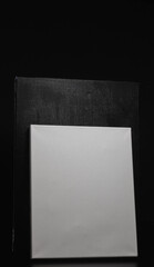 white canvas for oil colour painting texture background