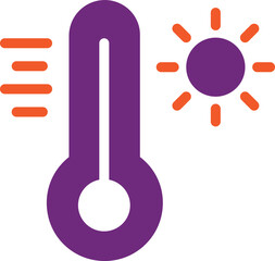 Hot Vector Icon Design Illustration