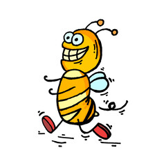Cartoon Bee Clipart