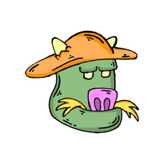 Cartoon Cow and Buffalo Clipart