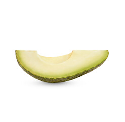 Half avocado isolated on transparent background (.PNG)