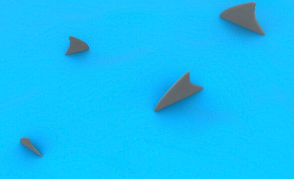 3d Shark Finning Concept