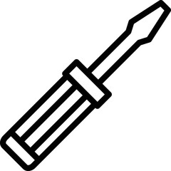 Screwdriver Vector Icon Design Illustration