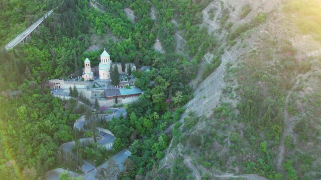  Church On a Mountainside In The Sunlight
