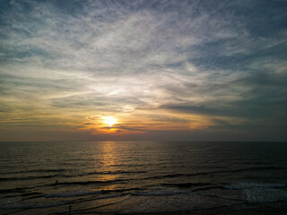 Obraz premium sunset over the sea
