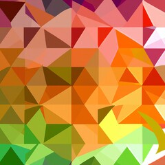 Abstract 2D geometric colorful background created with AI
