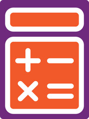 Fototapeta premium Calculator Vector Icon Design Illustration