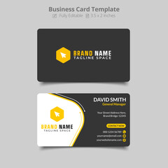 Corporate business card design template