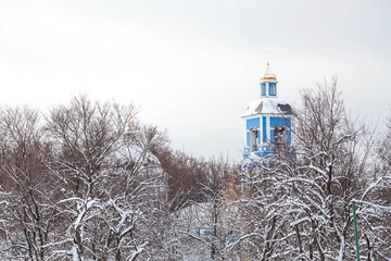 The Tsaritsyno Museum in the city. The business card of Moscow. A beautiful palace on the estate. Travel and tourism in Russia