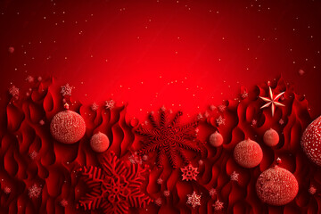 Christmast background design - Generated by Generative AI