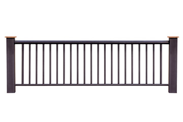 Brown Steel railing