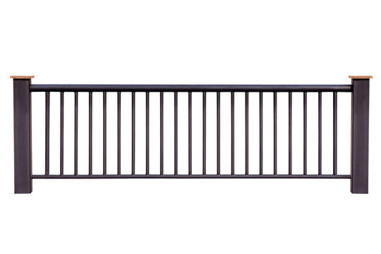 Brown Steel railing