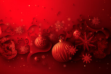 Christmast background design - Generated by Generative AI