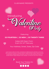 Valentine's Day Special Flyer Design 