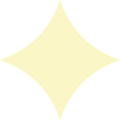 Obraz premium Star icon shape in simple design