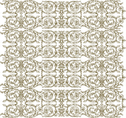 seamless pattern Traditional symmetrical batik motif background