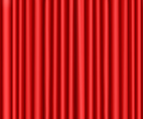 red curtain background