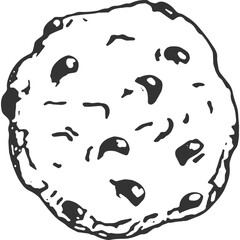 Cookies Vintage Illustration Vector