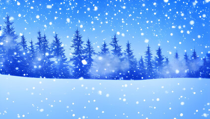冬の風景　雪景色　背景