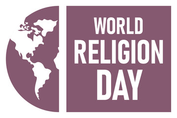 World Religion Day background.