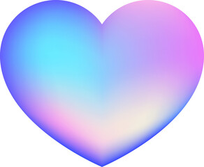 Sweet heart love 3d pastel colors