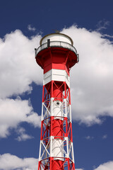 Lighthouse on the Elbe, portrait format