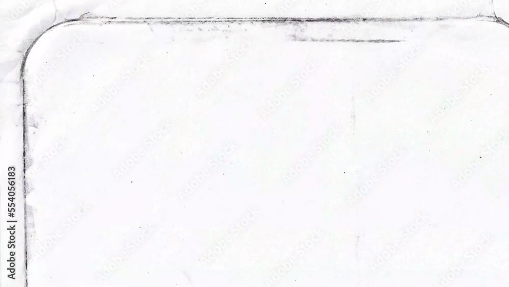 Aufkleber A gritty grunge paper texture scans of vintage background. Abstract folded paper with texture edge for video overlay and copy space. Dirty retro animation for video effect