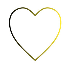 love icon with gradient colors