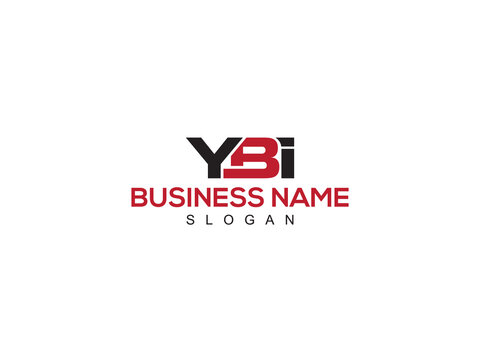Three Letter YBI Logo, Stylish ybi Creative Logo Template