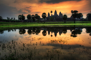 Naklejka premium Angkor Wat Sunrise