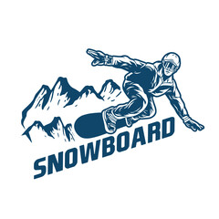 Fototapeta premium snowboard logos