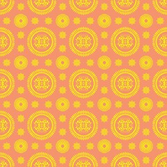 tribal pattern design, wallpaper printing or textile, line abstract