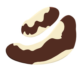  Brazil nuts. Oilseeds. illustration. Nuts for snacks. Isolated