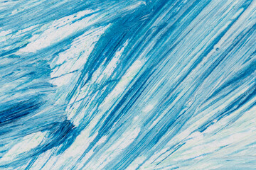 Blue paint texture background blue color