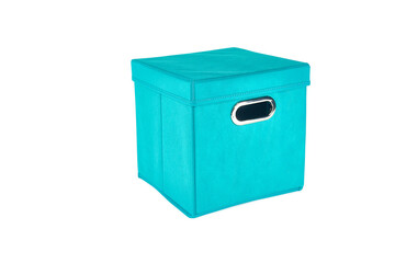 Household Essentials Fabric Storage Boxes with Lids and Handles