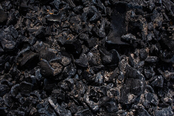 Black charcoal texture for background