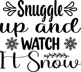 Snuggle up and watch it snow