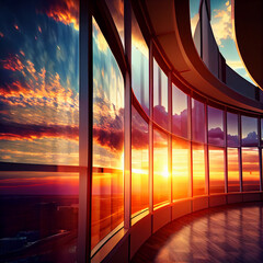 Obraz premium View from skyscraper