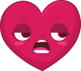 cute heart character