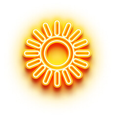 Neon Sun Icon