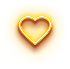 Neon Heart Icon