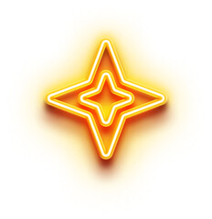 Neon Star Icon 